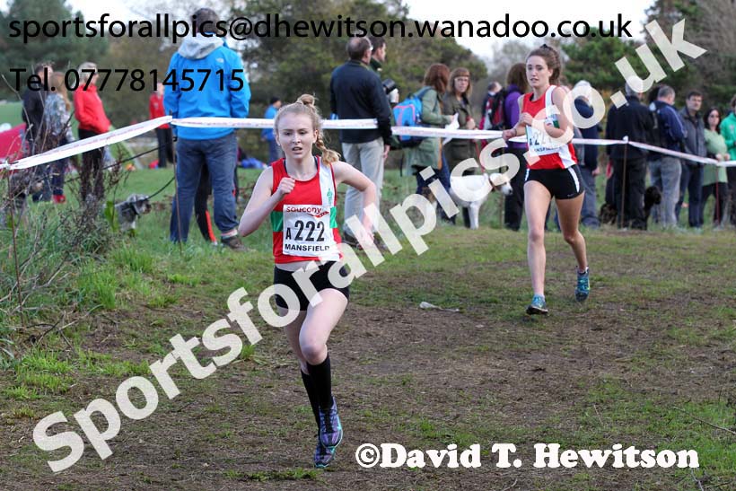 junior womens  National Cross Country Relays. Photo: David T. Hewitson/Sports for All Pics